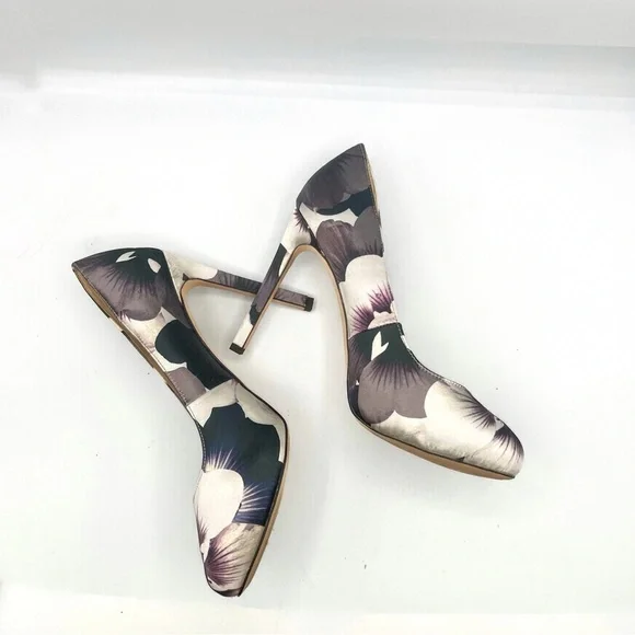 Nine West Floral Print High Heel Pumps – Size 7.5M - Picture 4 of 10